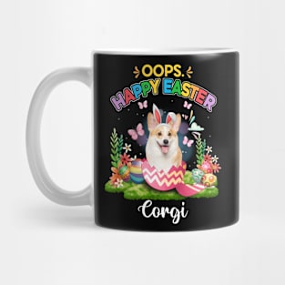 Bunny Corgi Oops Happy Easter Eggs 2024, Easter Dog Mug